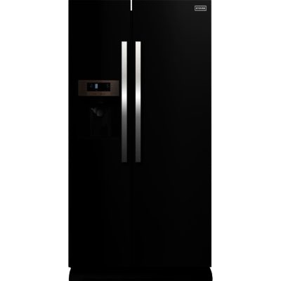 Stoves SXS90 SS Side-By-Side Fridge Freezer in Black Stoves SXS90 SS Side-By-Side Fridge Freezer in Black